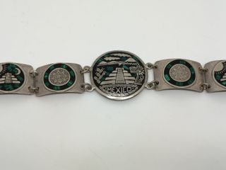 Pulsera Vintage México de metal