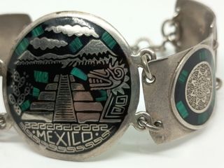 Pulsera Vintage México de metal