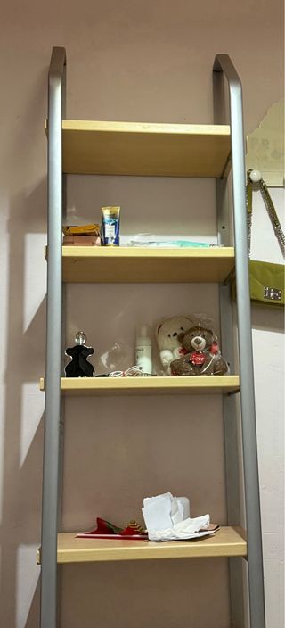 Estantería madera y metal