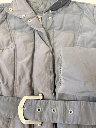 Chaqueta negra mujer con cinturón