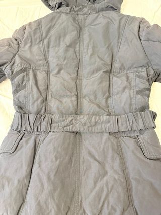 Chaqueta negra mujer con cinturón