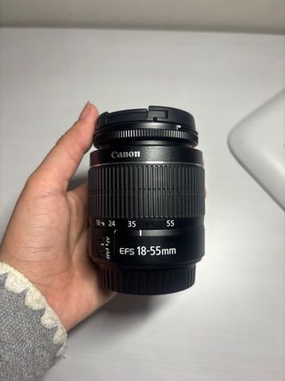 Cámara Canon EOS 4000D Negra + objet. EFS 18-55mm