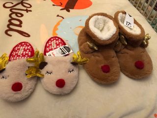 Lote Zapatillas Navideñas Reindeer Talla 36