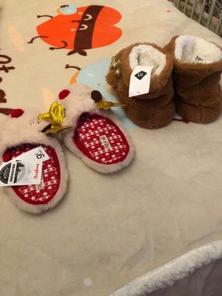 Lote Zapatillas Navideñas Reindeer Talla 36