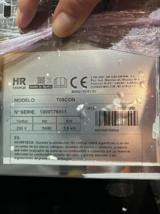 Tostador Industrial HR Fianza T06CON