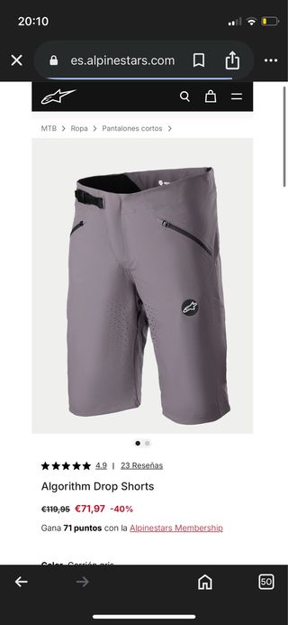 Pantalones Alpinestars Algorithm Drop Shorts