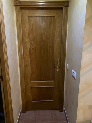 Puerta interior de madera