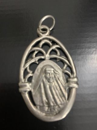 Colgante religioso plata