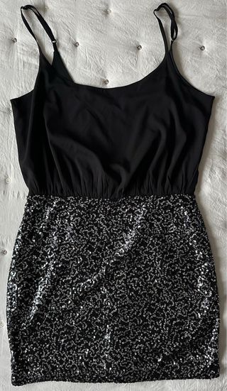 Vestido fiesta lentejuelas Lefties (S)