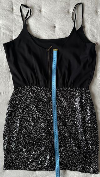 Vestido fiesta lentejuelas Lefties (S)