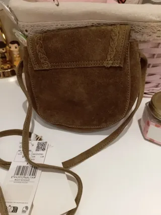 Bolso de ante Mango Kids Girl