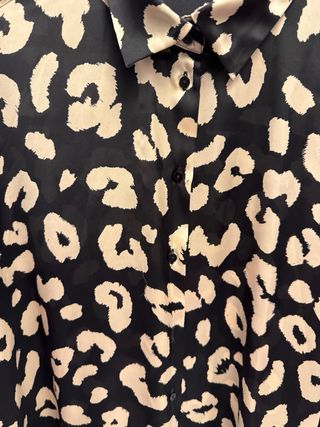 Camisa Zara Estampado Animal Talla M