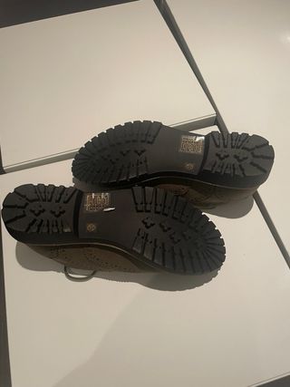 Zapatos Bosanova Talla 37 Verde Oliva