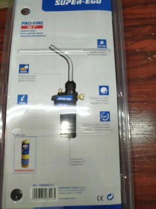 Soplete Super- Ego PRO-FIRE US 1 Piezo Eléctrico.
