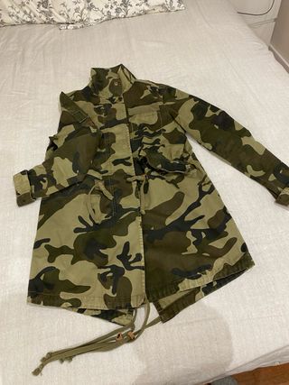 Chaqueta militar camuflaje