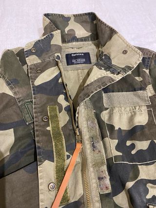 Chaqueta militar camuflaje