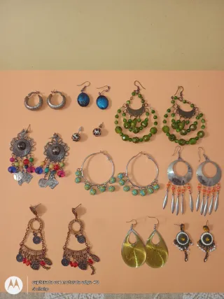 Lote de Pendientes Bisutería