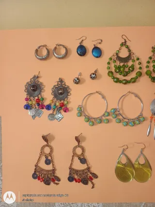 Lote de Pendientes Bisutería