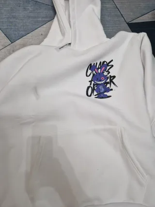 Sudadera New Yorker Blanca Estampada