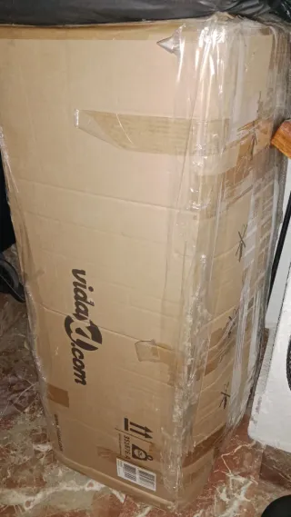 Sofá Cama Gris Tela