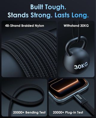 NUEVO! Cable USB-C 240W Magnético Enrollado