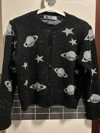 Chaqueta Zara S Planetas Estrellas Brillo