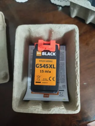 Cartuccia Refill Canon G545XL Nero. Vuota.