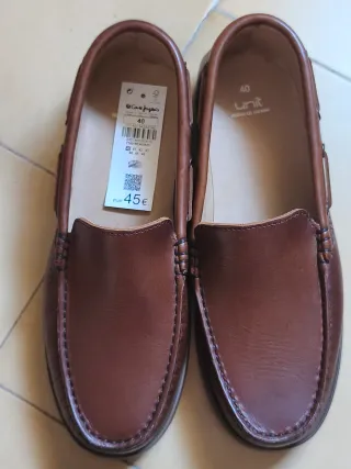 Zapatos mocasines El Corte Inglés Marrón Talla 40