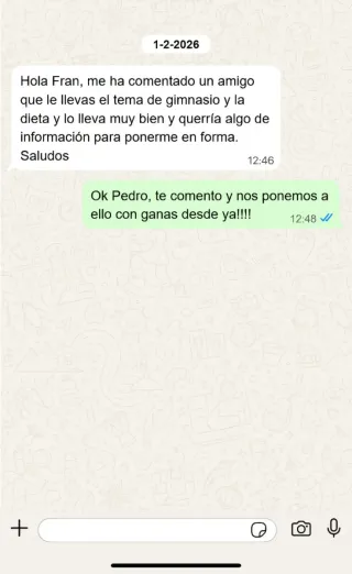 Entrenador personal y online