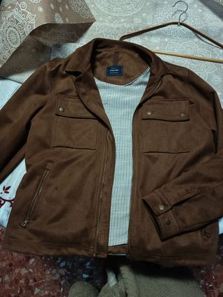 Chaqueta Sfera Marrón Polipiel Talla M