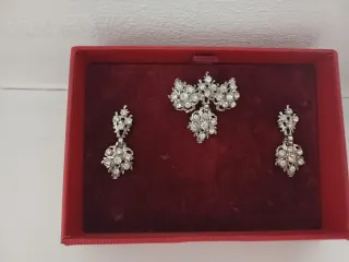 Aderezo Fallera Niña Plata