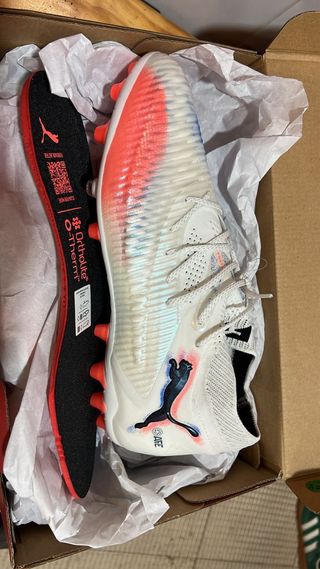 Zapatos de taco Puma blancos alta gama