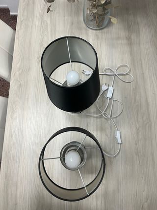Juego de 2 lámparas de mesita