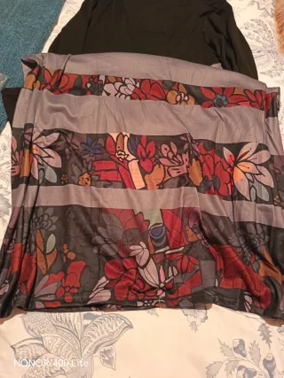 Vestido largo estampado