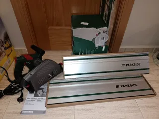 Sierra de inmersión + Guías Parkside