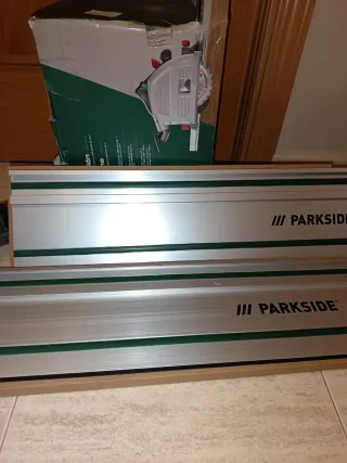 Sierra de inmersión + Guías Parkside