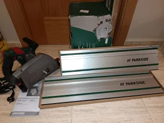 Sierra de inmersión + Guías Parkside