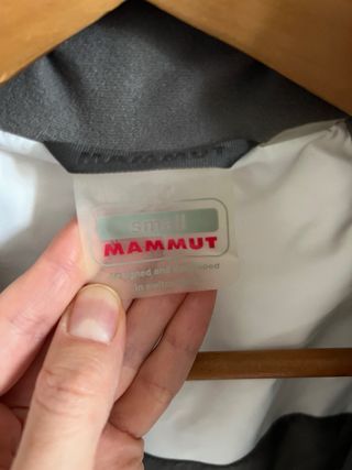 Giacca da uomo Mammut misura S colore bianco