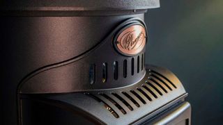 Estufa de Gas Fireside Provence Vintage Negra