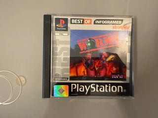 PlayStation 1 SCPH-9002 + Gioco Worms