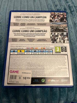F1 2015 PS4 (PlayStation 4) - Carreras