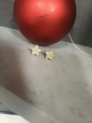 Orecchini donna a stella oro