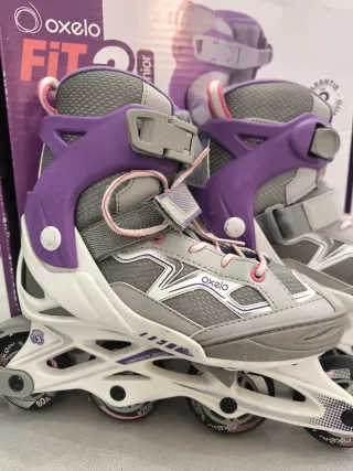 Patines Oxelo Fit 3 Junior Morado