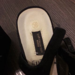 Sandalias tacón negras Unit Collection Talla 38