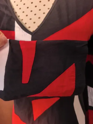 Vestido estampado geométrico