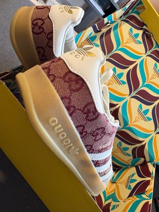 Adidas Gazelle x Gucci Beige Tone