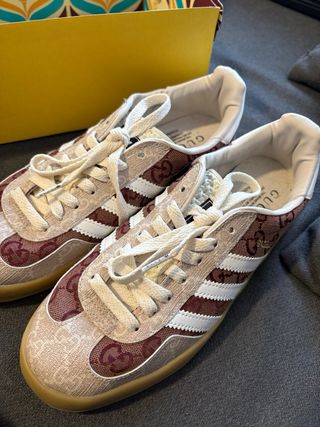 Adidas Gazelle x Gucci Beige Tone