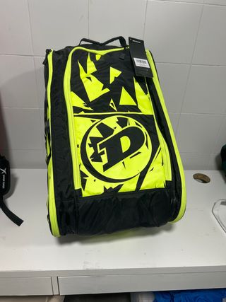 Paletero Dunlop Negro y Amarillo