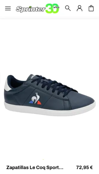 Zapatillas Le Coq Sportif Azul y Blanco