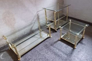 Juego de 3 Mesas : De centro, de esquina y de TV.